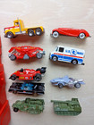 Lot- - -1983 Hot Wheels Carry Case Engine 18 Car   9 Vintage Cars 70s 80s