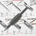 30 Tattoo Needle Tube 3 4 Grip With Tips Flats Rounds Magnums