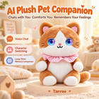 Ai Smart Interactive Plush Toy Kids Adult Talking Cat Pet Voice Chat Learning