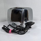 Vintage Sunbeam T-20 Radiant Control Chrome Toaster Auto Drop Works Needs Clean