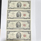 1957-a Dollar Silver Certificate Note Bill  2 Two Dollar Bill 1963 Red Seal 