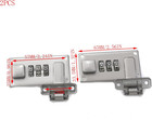 2pcs Luggage Suitcase Combination Lock 3 Digit Combination Password Lock Buckle