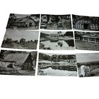 Lot Of 13 Miniature Vintage German Postcards L  neburger Heide Tiny 1 5x2 5 