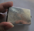 Solid Silver Vesta Match Safe Case K530 1   No Mono Pat Nov 1904 Art Mfg Co 32g