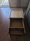 Vintage Pier One Farmhouse Coffee Table With Interior Storage