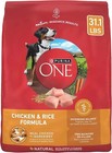 Purina One Chicken And Rice Formula Dry Dog Food - 31 1 Lb  Bag