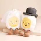 2pcs Jellycat Amuseables Boiled Egg Bride And Groom Couple Plush Toys Gift - Nwt
