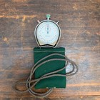Vintage Swiss Westclox Stop Watch Triple Color button Manual Winding Green Bag