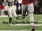 Jack Sawyer Signed Auto Signed 16x20 Canvas Ohio State Buckeyes Beckett Coa