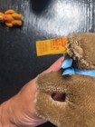 Vtg Steiff Miniature Teddy Bear 0201 14     Mohair  jointed tags blue Ribbon 1973