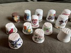 Vintage Thimble Collection Lot