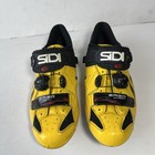 Sidi Ergo 4 Carbon Road Cycling Shoes Size 42 5 Eu 9 5 Us Yellow Dial Boa Italy