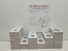 6000 Premium Assorted 2x2 Inch Cardboard Coin Flip Mylar Holder 6 Sizes Case Lot