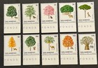 Travelstamps  San Marino Stamps 1979 Trees Scott  960-961  Sg 1197-1206 Mnh Og