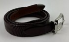 Daniel Cremieux Signature Collection Men s Braided Leather Belt Size 40 Brown