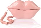 Real Working Pink Lip Phone - Corded Landline For Home   Office Use