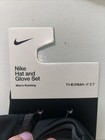 Nike Therma Hat   Gloves Set Reflective Running Workout Mens Grey Gift
