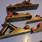 Lot Of 6 Vintage Wood Planes  Stanley And Others Made In Usa
