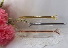 Ballpoint Metal Diamond Crystal Head Pens   3 Pak  Gold  Chrome Rose  Gold 