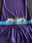 Handmade Vintage Indigenous Native Regalia Pow Wow Purple Dress Girls Youth Size