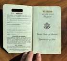 Vintage U s  Passport 1957 Venezuela Hawaii India Pakistan United Arab Republic