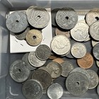 Belgium Lot Of 59 Old Belgium Coins Ww1 Ww2 France World Foreign Collection
