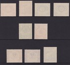 Pakistan 1951-6 Gvi Sg55-62  incl Sg57a  - Mnh