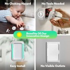 Blocsoc-new White Safety Outlet Covers For Babies