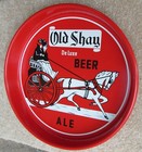 Old Shay Deluxe Beer Ale Tray 13  Super Clean Cond Pittsburgh Pa Horse  carriage