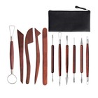 12pcs Clay Sculpting Set Wax Carving Pottery Tools Shapers Polymer Modeling