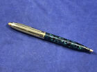 Sheaffer Crest  White Dot  Opalite Marine Green Roller Ball  Made In Usa