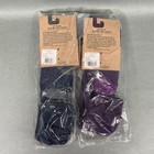 New 2 Pairs Ll Bean Tall Alpine Ski Socks Mid Weight Large 9-12 Primaloft wool