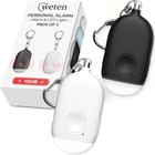 Rechargeable Personal Alarm Keychain - 130db Siren   Led Light - 2 Pack Perso   