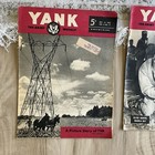 9 Yank Army Magazine 1945 Weekly Wwii Military Lot Vintage Rough