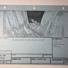 Star Wars Storyboard Empire Strikes Back Movie Prop Falcon Tie Disney Art Eb2-26