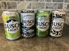 2025 Busch Light Fish Set Of 4 Daytona 500 John Deere-camo-corn 8 Collector Cans