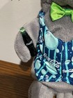 Coca Cola 1999 Plush Grey Seal Coke Bottle Collectible Bean Bag Christmas Hat