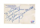 Jess Willard Signed Psa dna Loa Coa Autographed Postcard   Jack Dempsey Auto Pc