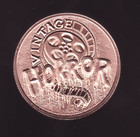 Vintage Horror  9 Coin Set   1  Avdp Oz  Copper Rounds  Intaglio Mint