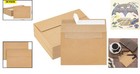 50 Pack Brown Kraft Paper Envelopes 5x7  Self-seal For Invitations   Postcards