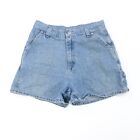 Rare Vintage Lee Riveted Dungarees Denim Jean Jorts Shorts 90s Blue Women   s 10