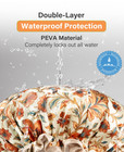 Large Shower Cap For Women Reusable Waterproof  Extra Large Hair Cap  Elastic xl