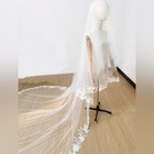 Cathedral Royal Floral Drop Lace Wedding Veil