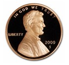 2000 S Lincoln Memorial Cent   Penny 1c Gem Dcam Proof