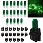 20pcs T5 17 57 79 86 Halogen Instrument Cluster Bulb Kits  12v Car Green
