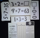 Milton Bradley 1964 Multiplication Flash Cards New Math Grades 3 Thru 6