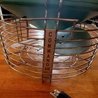 Command Air Model 12 Green Metal Floor Fan With Carry Handle  Electric  3-blade