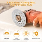 6pcs 4  Rock Slab Grinding Disc Rock Plate Flat Grinding Disc Glass Cutting Disc