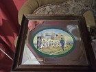 Vtg  Seagram s Seven Crowns Of Sports First Army-navy Game Bar Mirror 21  X 17 