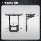 Spare Tire Cargo Rack Tailgate For 2 4 Doors Jeep Wrangler Jk Unlimited 07-2018